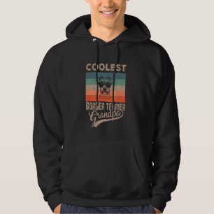 Rolig hund Gra: Coolest Gräns Terrier Grandpa Gift Hoodie