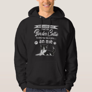 Rolig hund gräns-kollietskjorta 1 hoodie