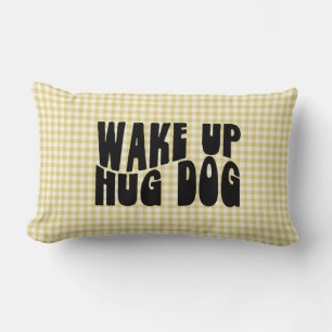 Rolig Hund Humor Kudd Hugga Hund Lumbarkudde
