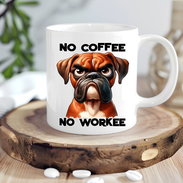 Rolig Hund Humor Present - Rollig Canine Design Mugg (Skapare uppladdad)
