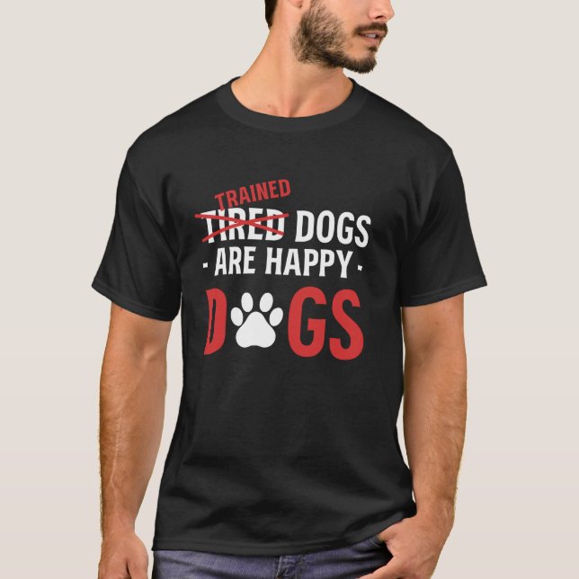 Rolig hund Hund för lärare T Shirt (Framsida)