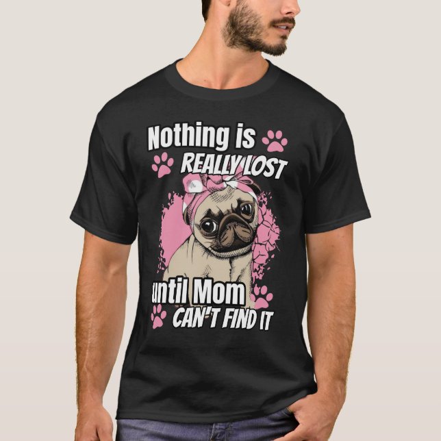 Rolig hund, Hund-gift för hennes skift T Shirt (Framsida)