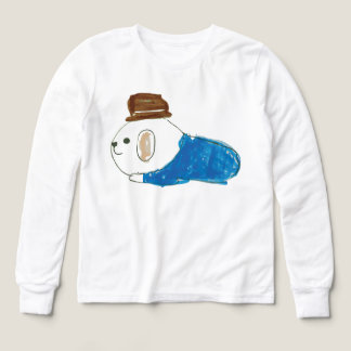 Rolig hund i Hat och Jacka för barn T Shirt