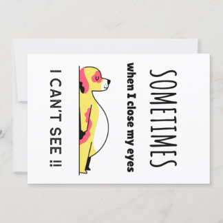 Rolig hund inbjudningar