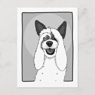 rolig hund IV Vykort