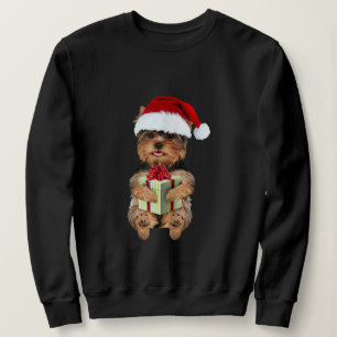Rolig hund Jul Yorkie - Yorkshire Terrier T Shirt