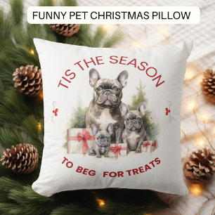 Rolig hund julklapp kudde