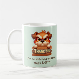 Rolig hund kaffebrytning i Mugg - Anpassade