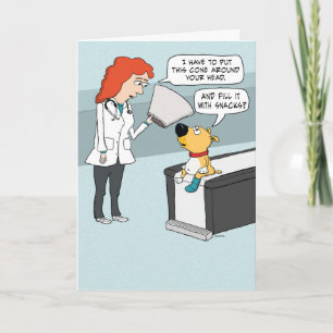 Rolig hund Kon av Snacks Birthday Kort