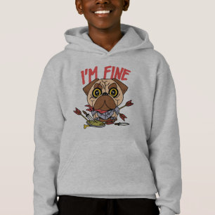 Rolig Hund Krigare T Shirt