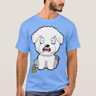 Rolig hund lukt, stinkande poo poo t shirt