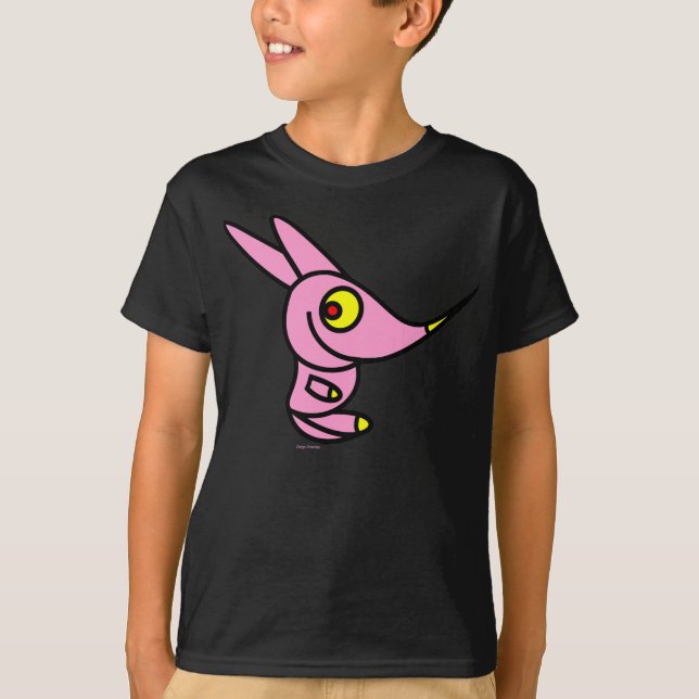 rolig hund lustig hund-baby-skjorta med jango t shirt (Framsida)