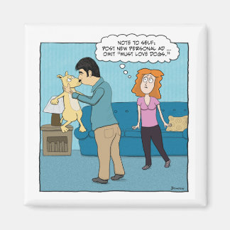 Rolig hund magnet: Måste Kärlek Hundar Magnet