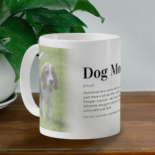 Rolig hund Mamma-definitionsfoto Kaffemugg