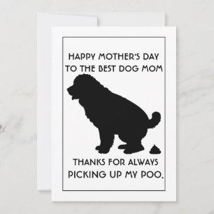 rolig hund mamma-inbjudan inbjudningar