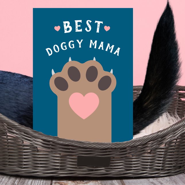 Rolig hund Mamma Lycklig Hund Mors dag Kort (Skapare uppladdad)