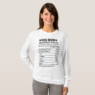 Rolig hund Mamma-näringsfaktorer T Shirt