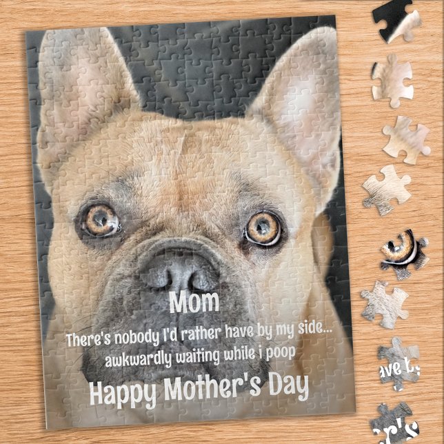 Rolig hund Mamma Pet Photo - Mors dag Cute Hund Pussel (Skapare uppladdad)