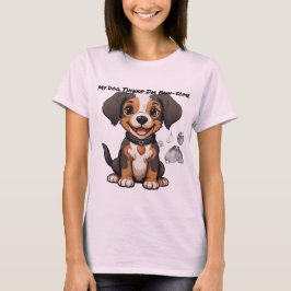 Rolig hund Mamma T-Shirt Tass-some Gift for Pet Kä