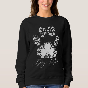 Rolig hund Mamma Tass Shamrock St patricks day Fun T Shirt