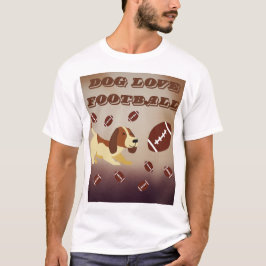 Rolig hund Manar Fotbollsdockan i speldag T Shirt