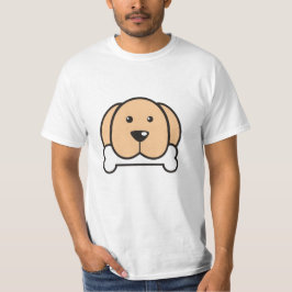 Rolig hund med ben t shirt