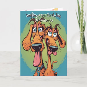 Rolig hund monster: Houndog Hydra Birthday Tack Kort