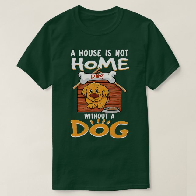 Rolig hund motiv med hund t shirt (Design framsida)