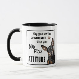 Rolig hund Mugg - Miniature Pinscher