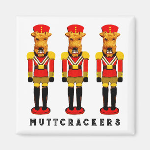 Rolig hund Nutcracker Ballet Magnet