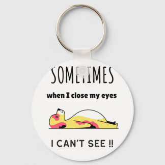 Rolig hund nyckelring