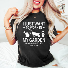 Rolig hund och Älskare Black T Shirt