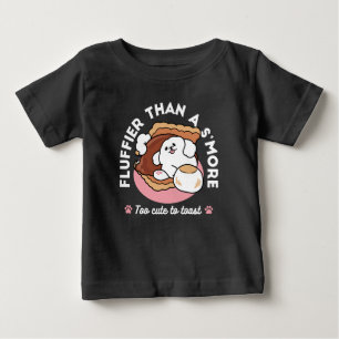 Rolig hund och S’more-design – Kawaii husdjursälsk T Shirt