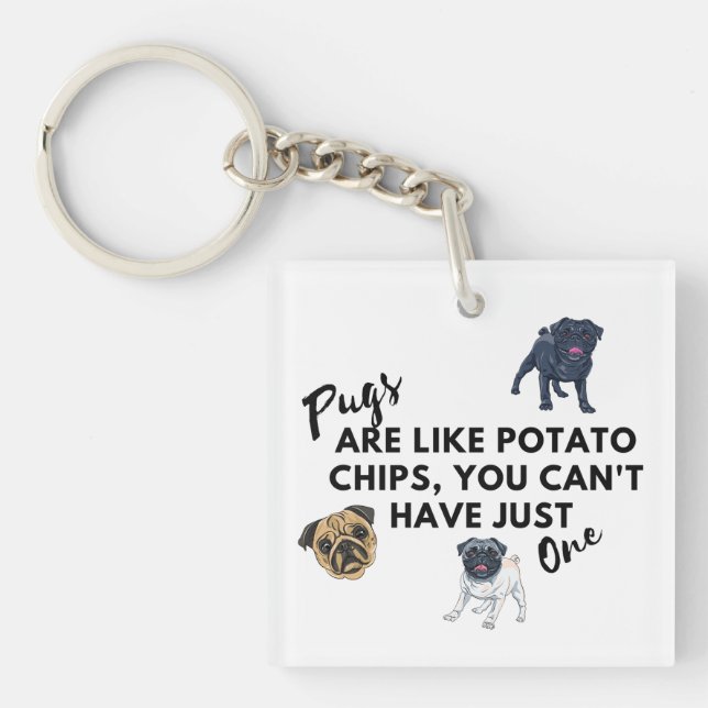Rolig hund offert: Pugs är som Potato Chip (Framsidan)