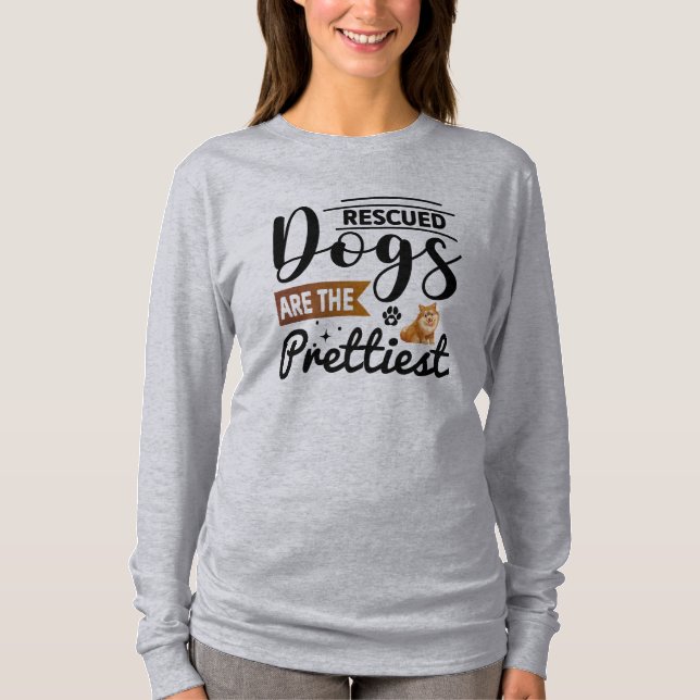Rolig hund offertdesign för personlig t shirt (Framsida)