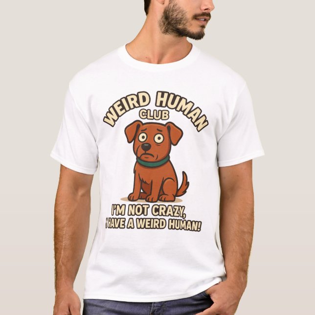 Rolig hund offertutformning för Tecknad T Shirt (Framsida)