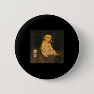Rolig hund öl rökning meme sarkastisk hund älskare knapp