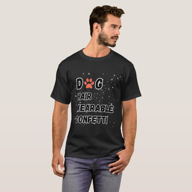 Rolig hund överordnad offert t shirt (Hel framsida)