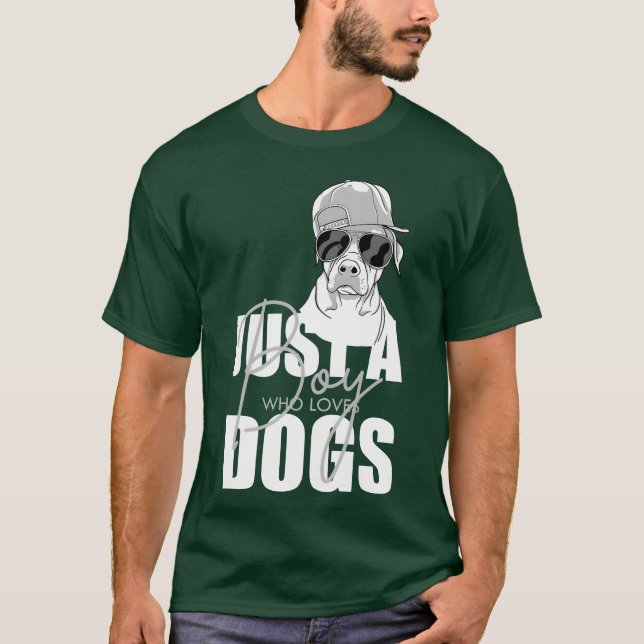 Rolig hund Owner Hundar Valp Puppy Roligt Älskare  T Shirt (Framsida)