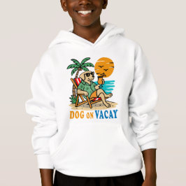 Rolig Hund på Semester T-Shirt | Söt Sommar