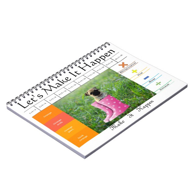 Rolig hund pedagogisk lek  anteckningsbok (Vänstra Sidan)