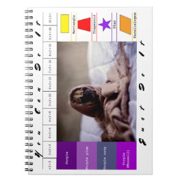 Rolig hund pedagogiskt spel anteckningsbok