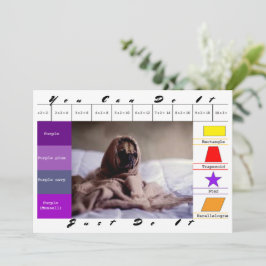 Rolig hund pedagogiskt spel inbjudningar