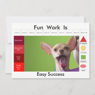 Rolig hund pedagogiskt spel inbjudningar