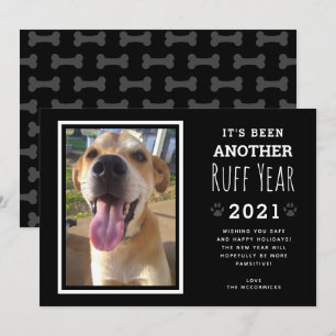 Rolig hund Photo Ruff-jul 2021 Julkort