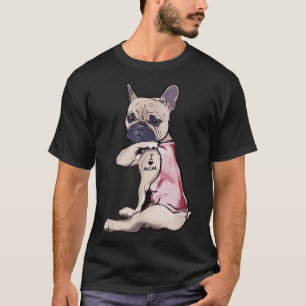 Rolig hund Pitbull I Kärlek Mamma Tattoo Gift Mamm T Shirt