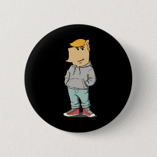 Rolig hund PM-trump som gör Underbar igen Knapp