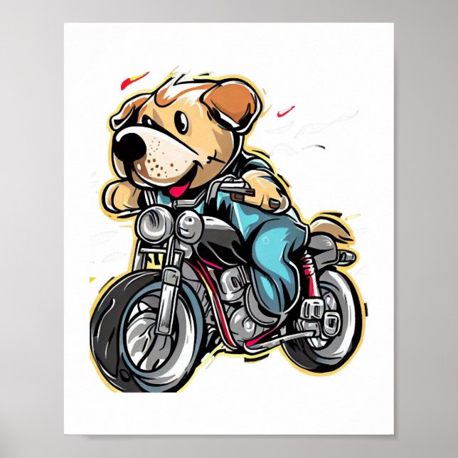 rolig hund poster (Framsidan)