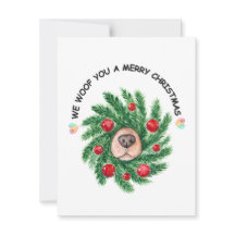 Rolig hund Pun Cute jul Hund älskare