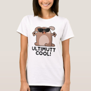 Rolig hund Pun för ulti-mutt Coola T Shirt